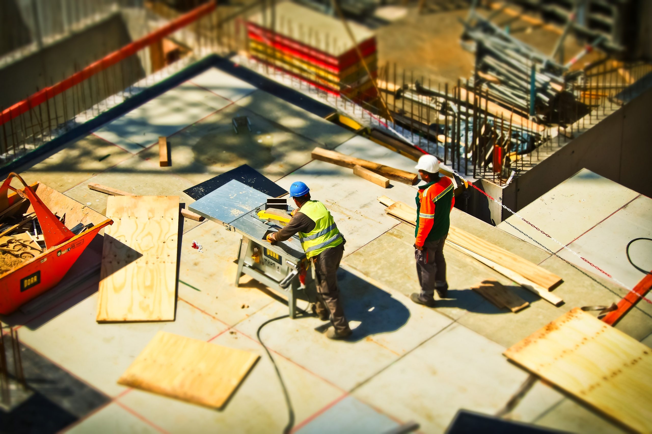 Construction of site settlements image